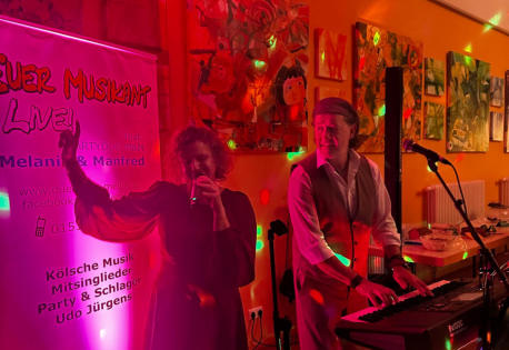 Melanie Klug und Manfred Düllberg - das Party Duo